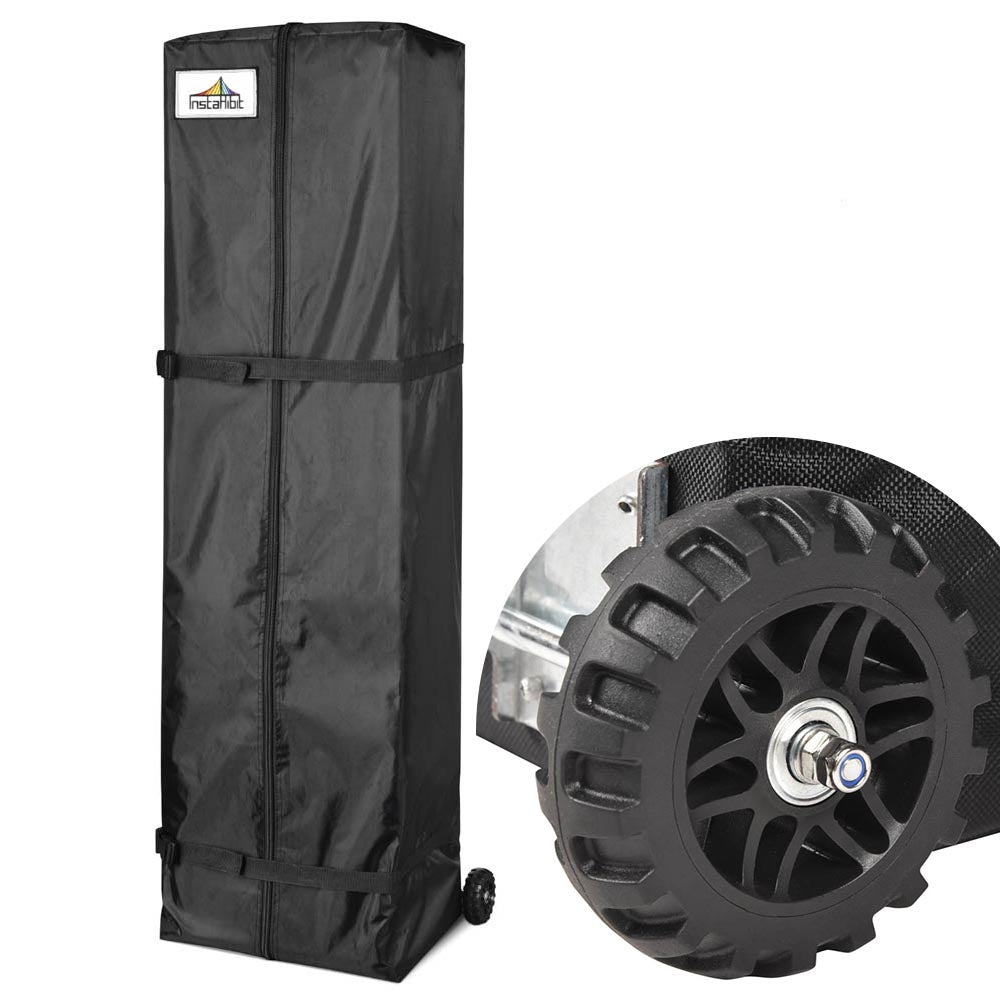 InstaHibit Canopy Storage Bag w/ Wheels 17x11x66 for 10x20