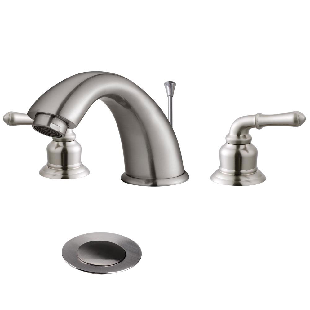 Yescom 2-handle 8 Widespread Bathroom Faucet w/ Pop-up Drain