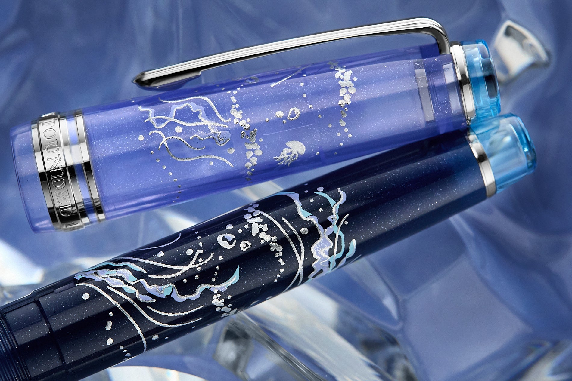 Sailor Pro Gear Slim Fountain Pen & Ink Set - Jellyfish (Limited Edition)