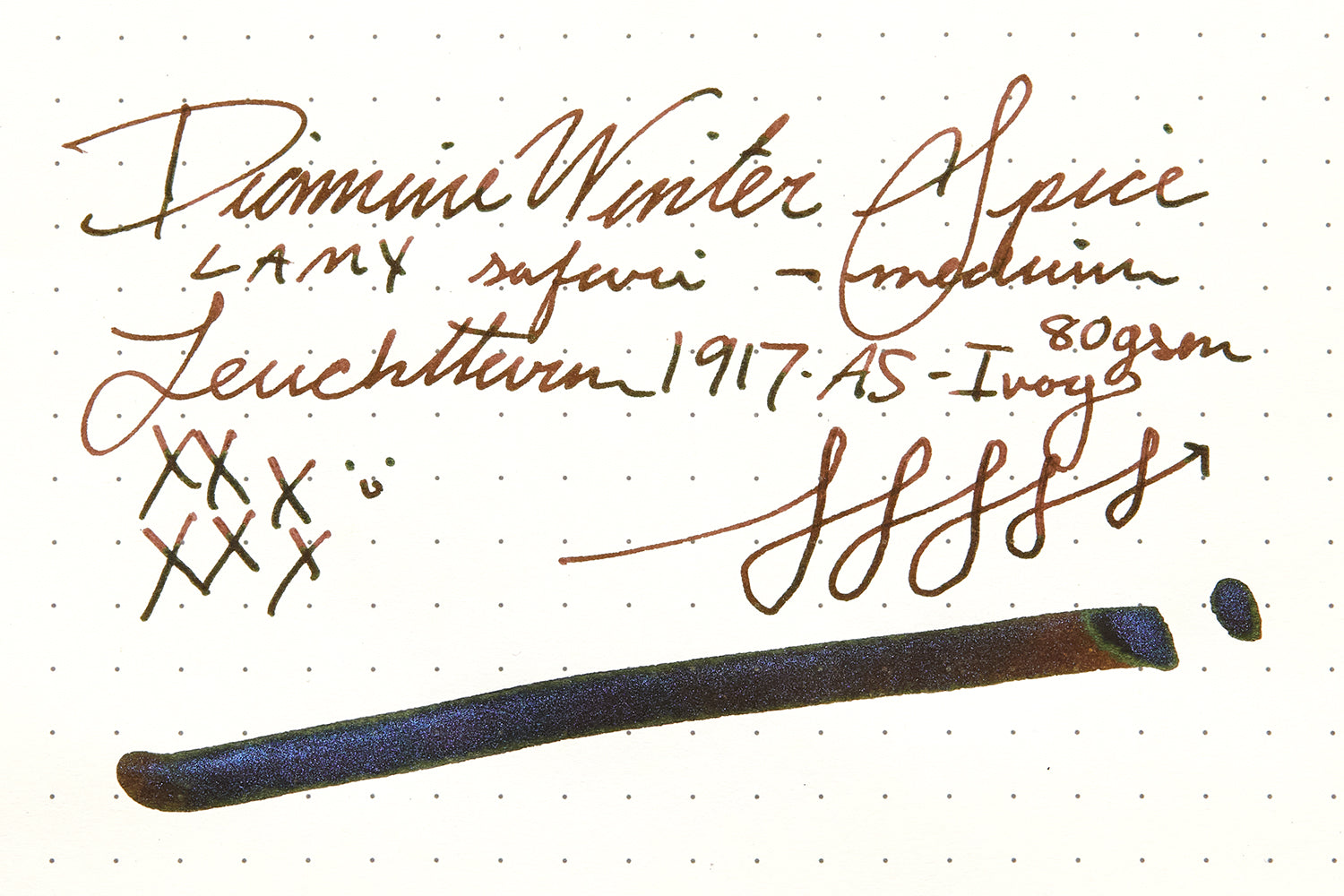 Diamine Winter Spice - 50ml Bottled Ink