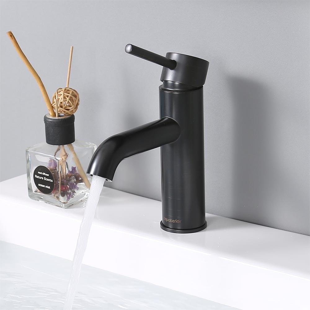 Aquaterior Bathroom Sink Faucet 1-Handle Cold & Hot, 7.5H