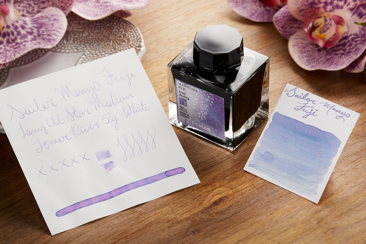 Sailor Manyo Fuji - Ink Sample