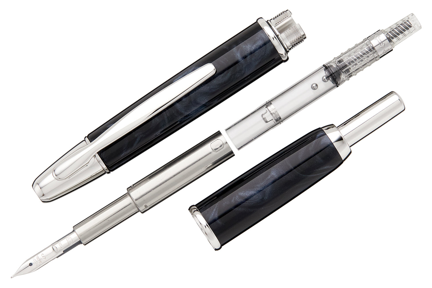 Pilot Vanishing Point SE Fountain Pen - Marble Black