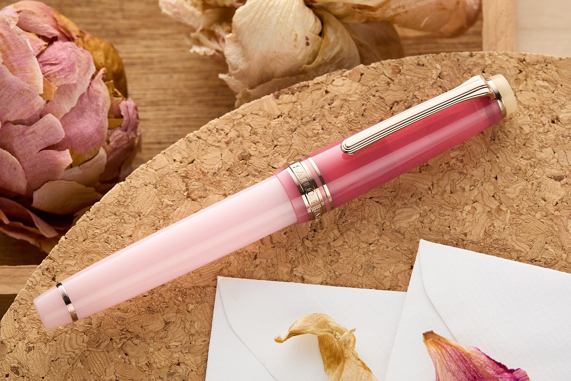 Sailor Pro Gear Slim Fountain Pen - Pink Rose