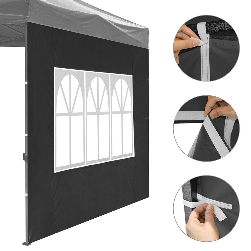 Yescom Canopy Tent Wall with Windows 1080D 9.6x6.7ft 1pc