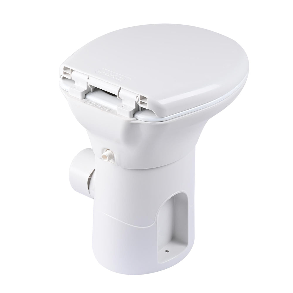 Yescom 20 RV Toilet with Elongated Bowl No Splash-Back