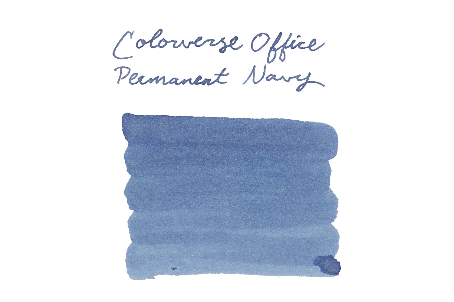 Colorverse Permanent Navy - Ink Sample