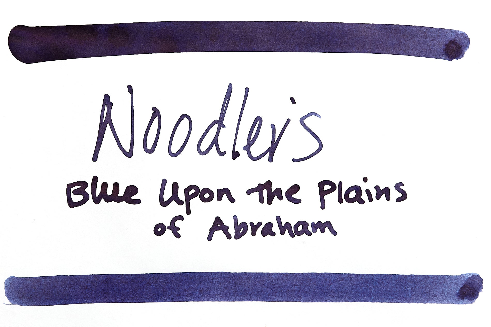 Noodler's Blue Upon the Plains of Abraham - 3oz Bottled Ink