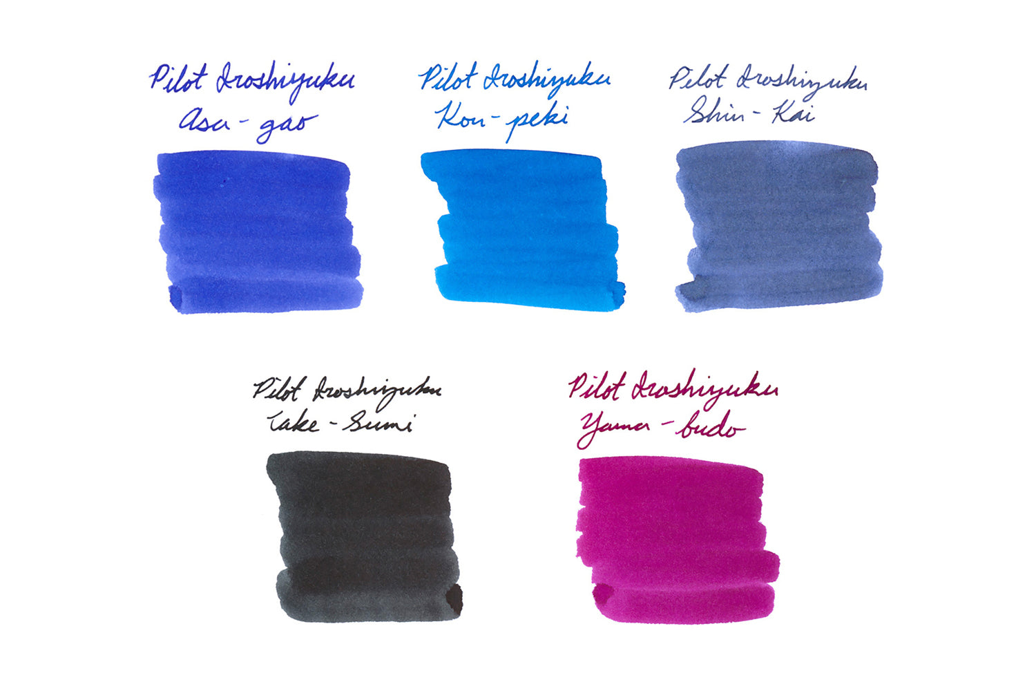 Pilot Iroshizuku Best Sellers Ink Sample Set