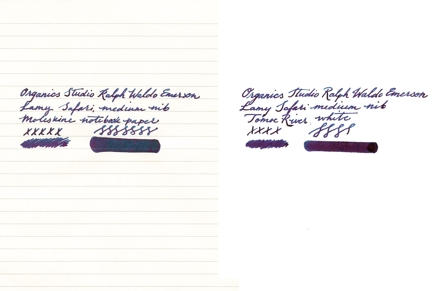 Organics Studio Ralph Waldo Emerson Twilight Blue - 55ml Bottled Ink