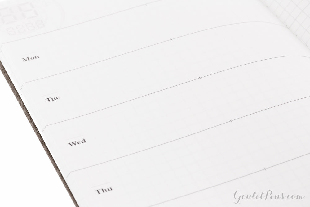 Traveler's Notebook Regular Refill 019 - Weekly Planner + Grid