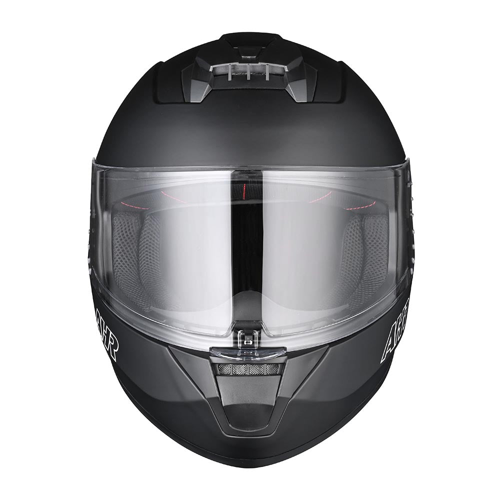 AHR RUN-F3 DOT Motorcycle Helmet Full Matt Black