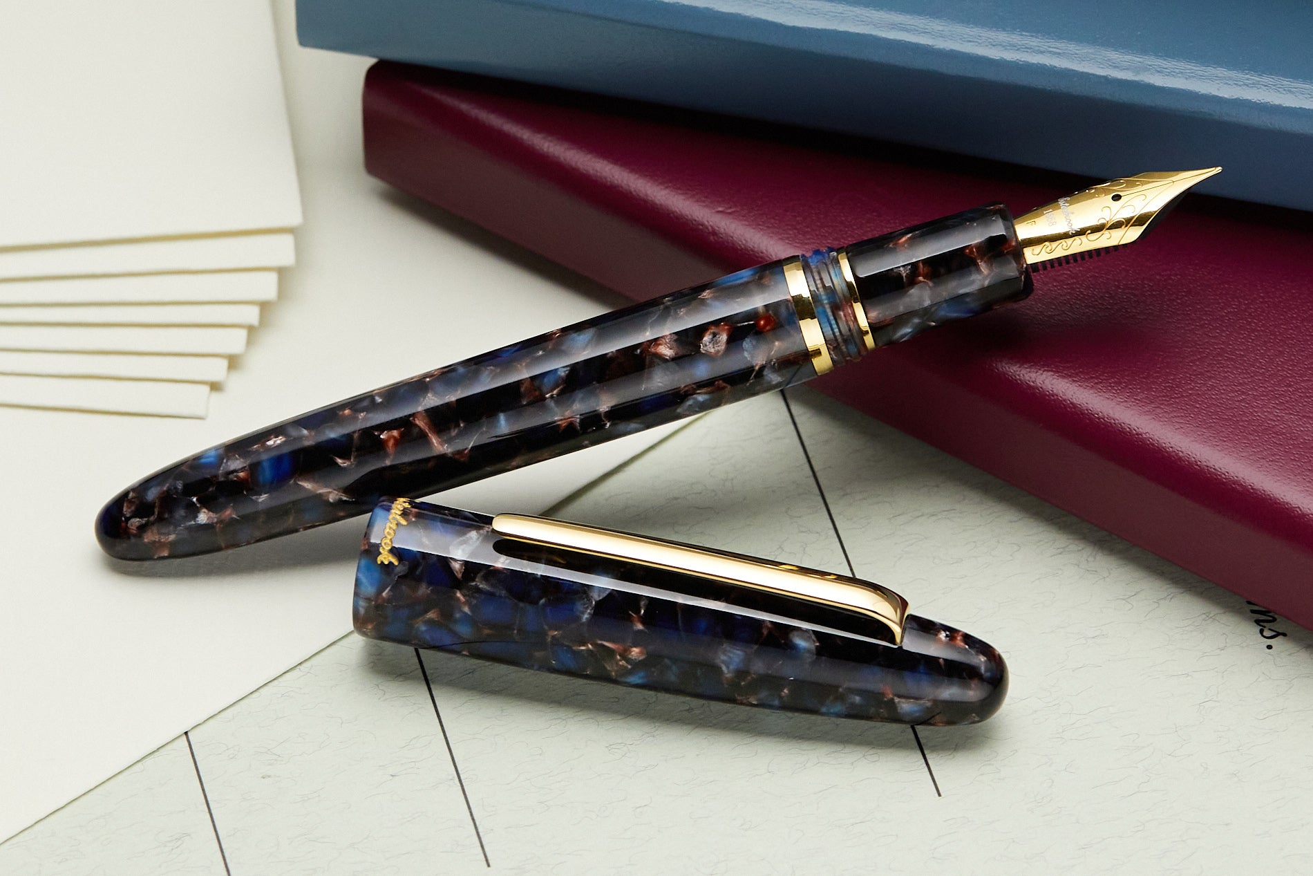 Esterbrook Estie Fountain Pen - Nouveau Bleu/Gold