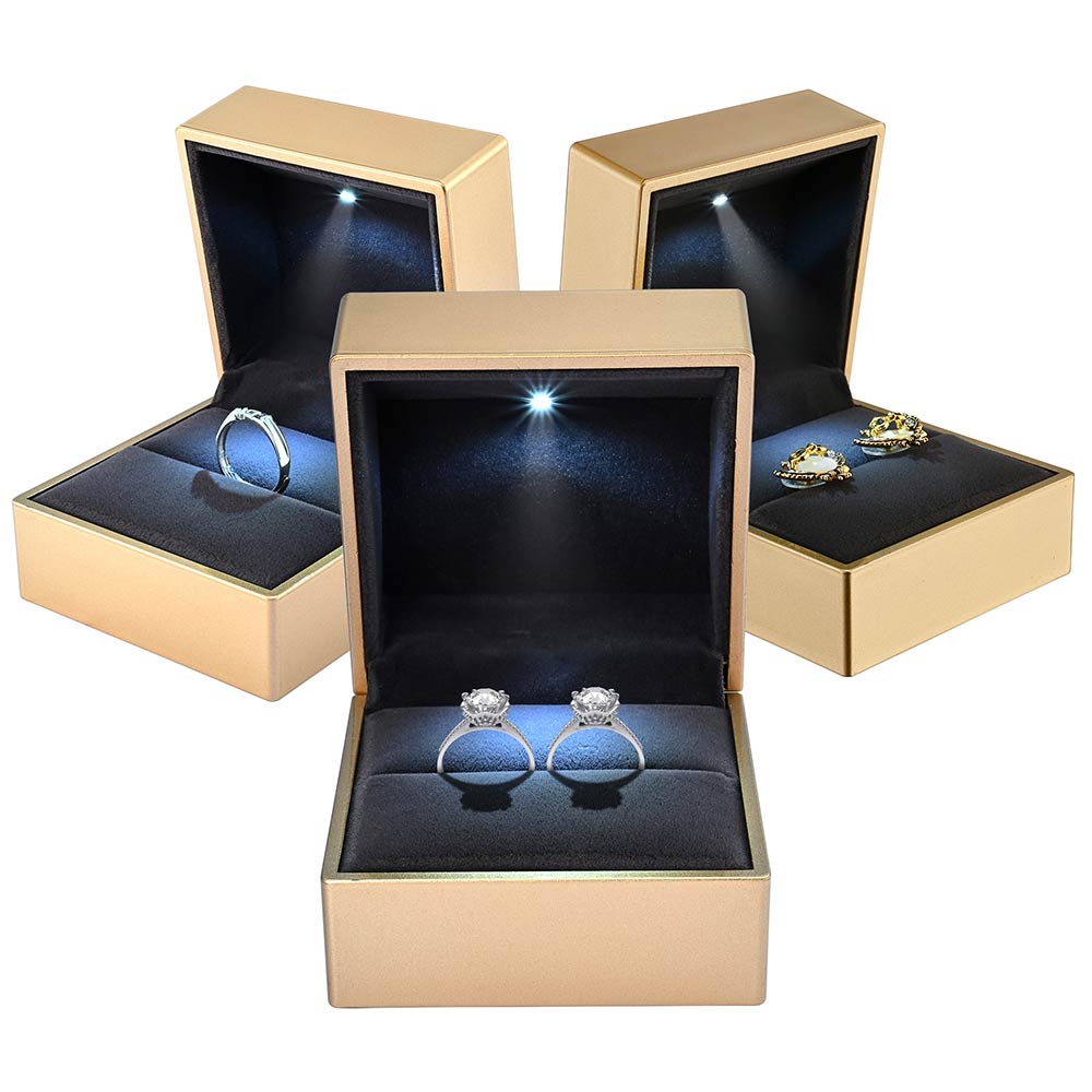 Yescom Engagement Ring Box with Light