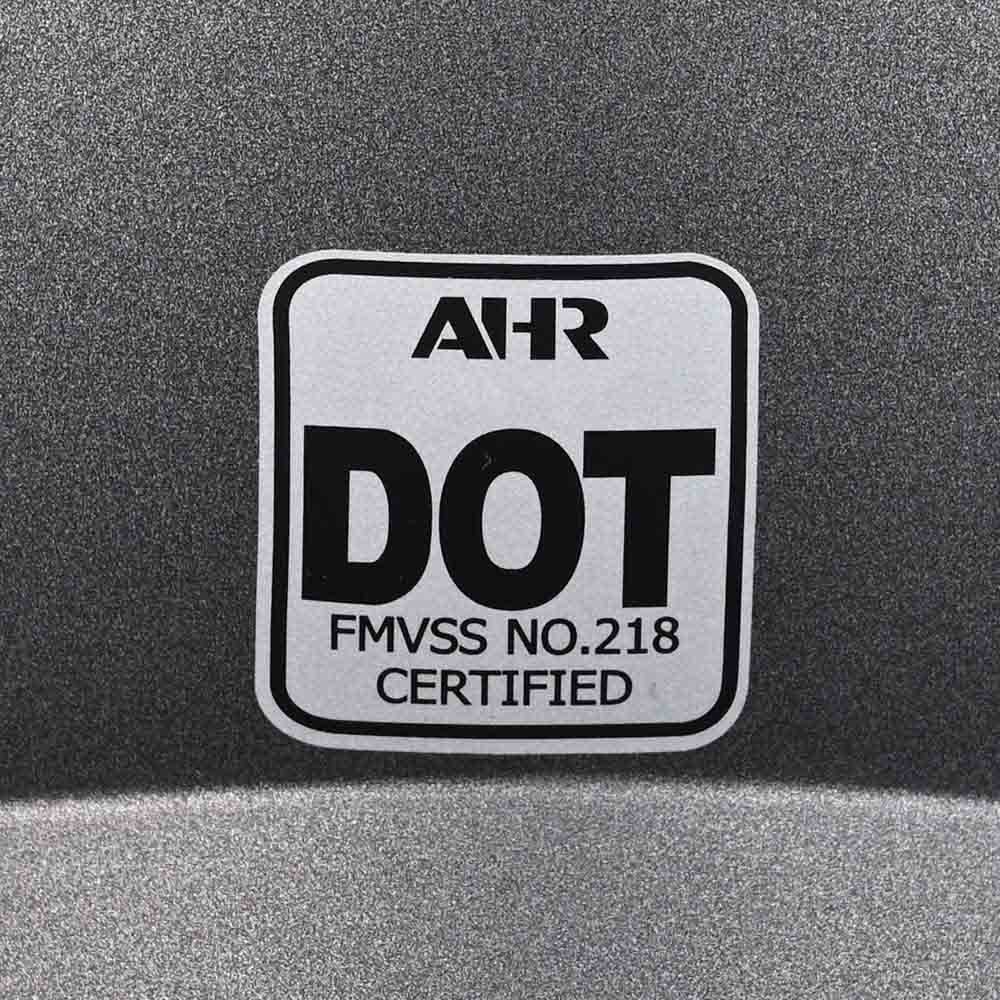 AHR RUN-M3 Modular Helmet Flip Up DOT 2-Visors Gray