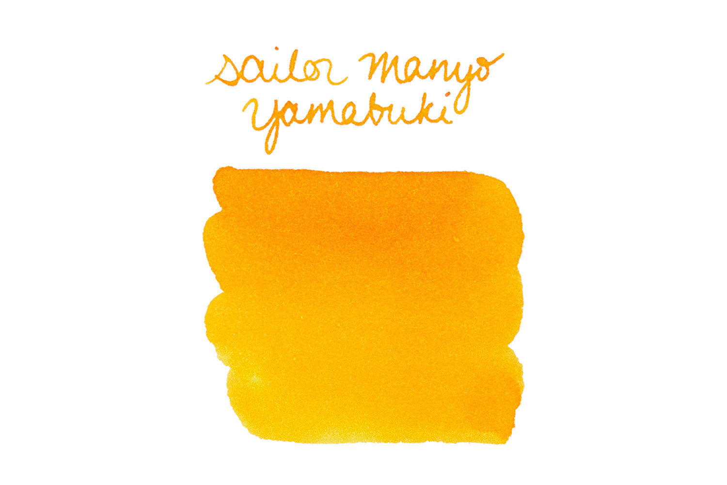 Sailor Manyo Yamabuki - Ink Sample