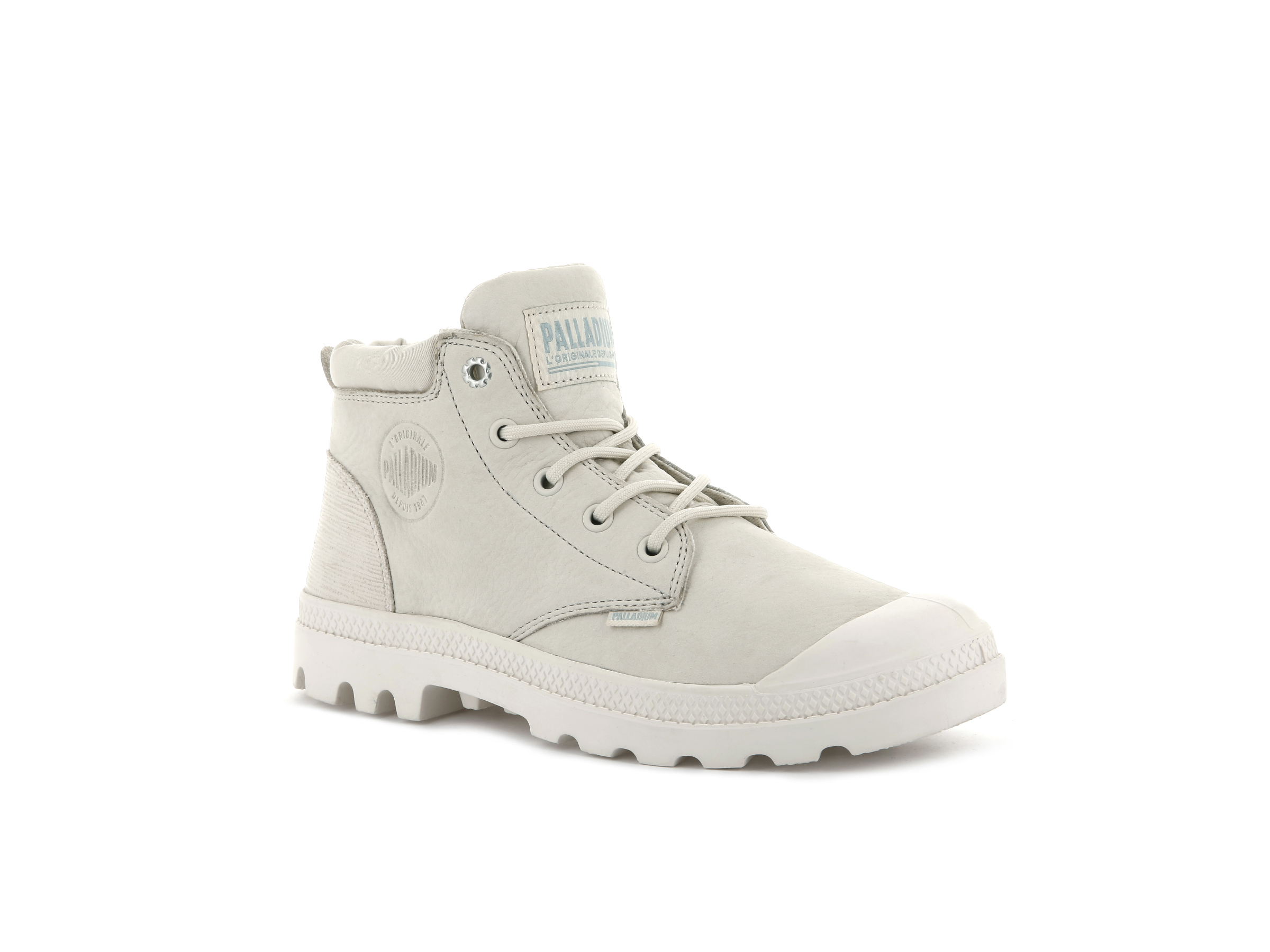 95561-176-M | WOMENS PAMPA LO CUFF LEATHER | WHITECAP GRAY