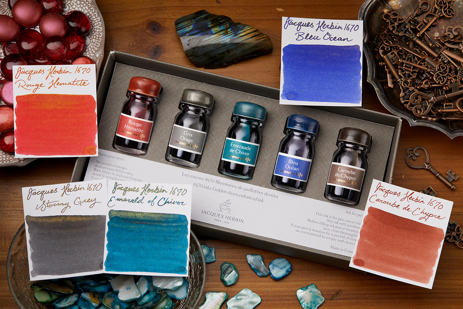 Jacques Herbin 1670 Anniversary Ink Gift Set