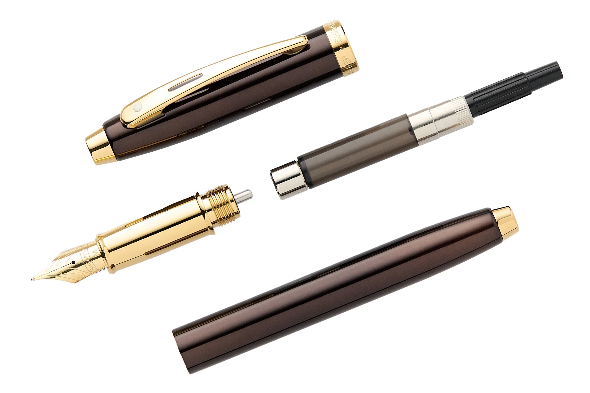 Sheaffer 100 Fountain Pen - Coffee Brown