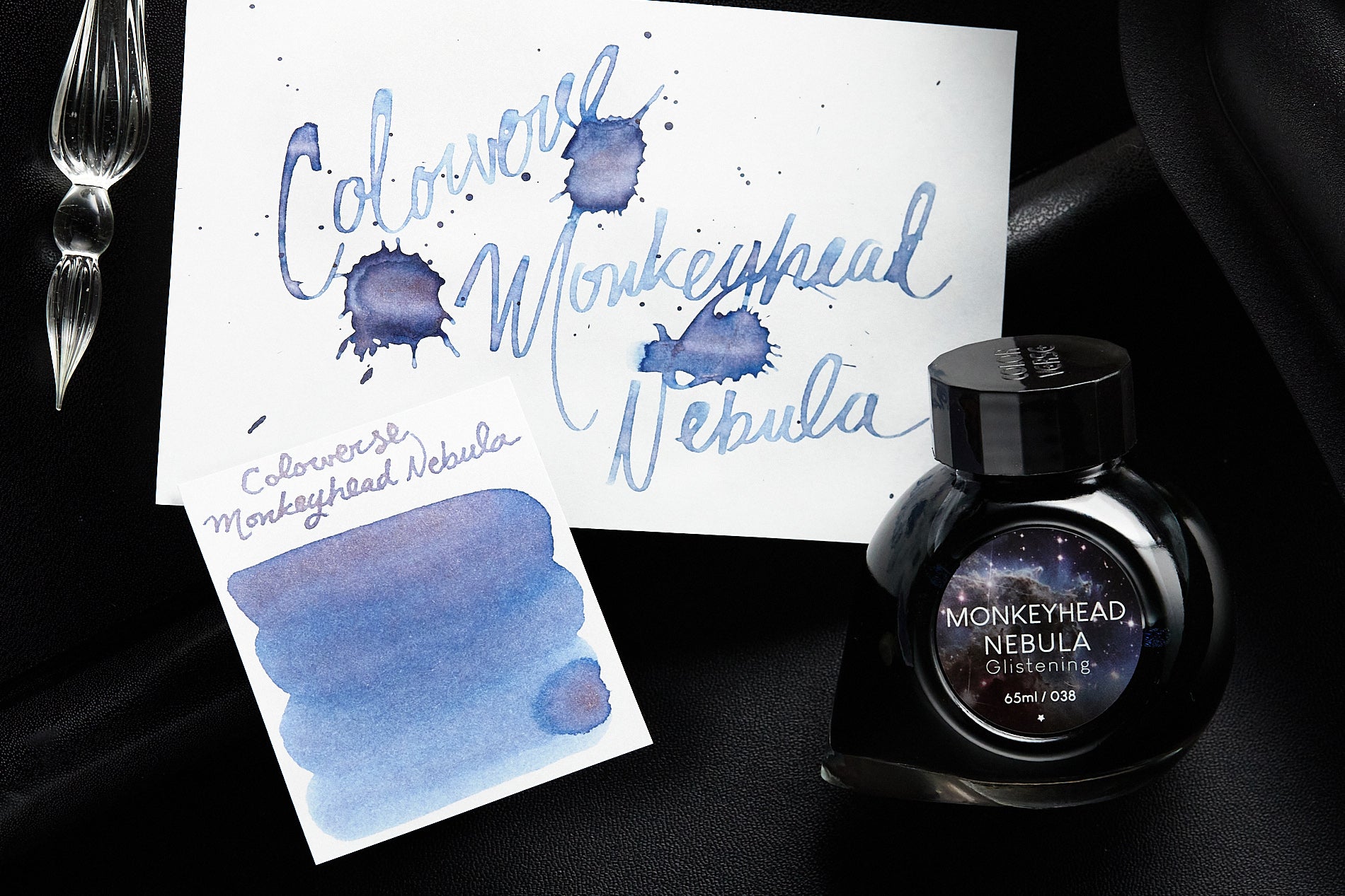 Colorverse Monkeyhead Nebula Glistening - Ink Sample