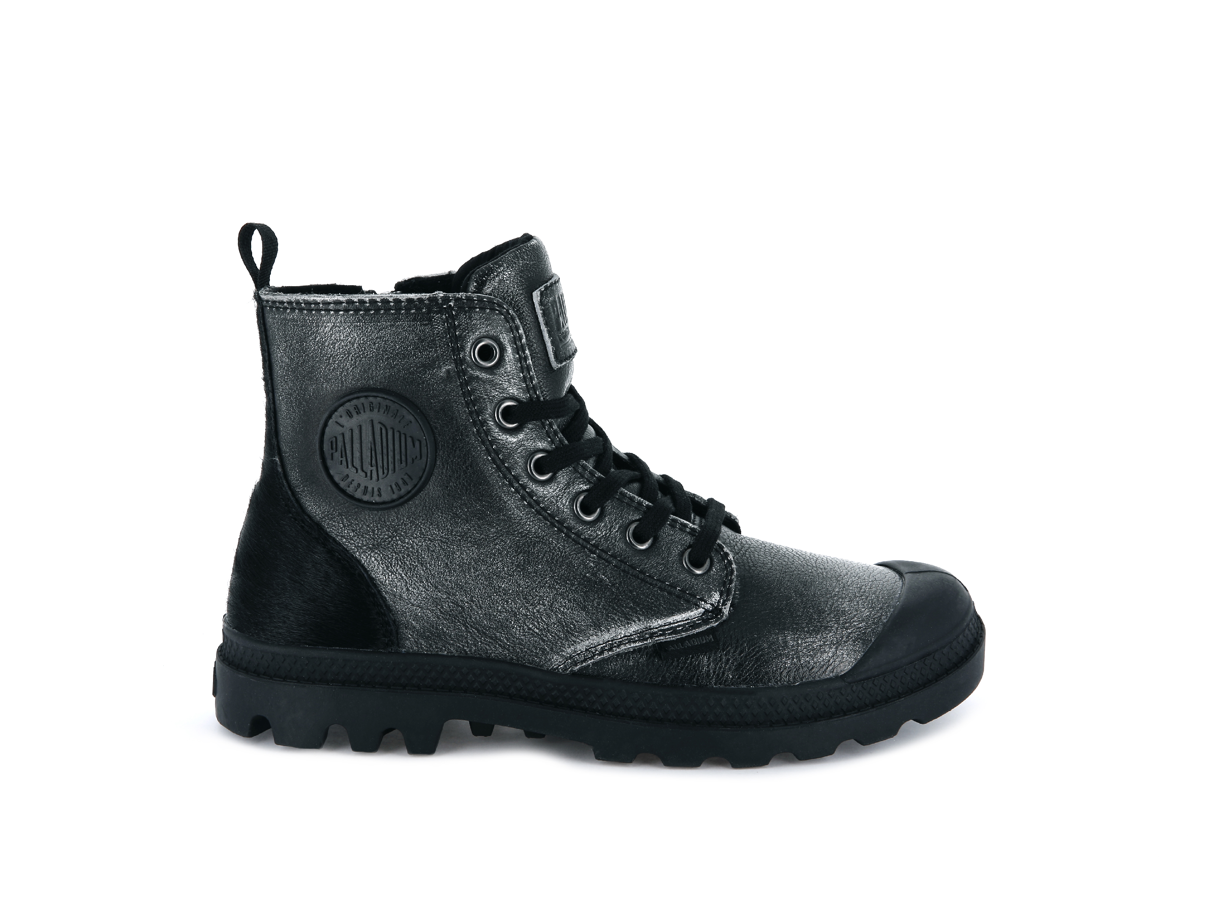 95983-019-M | PAMPA HI ZIP PONY | BLACK/SILVER