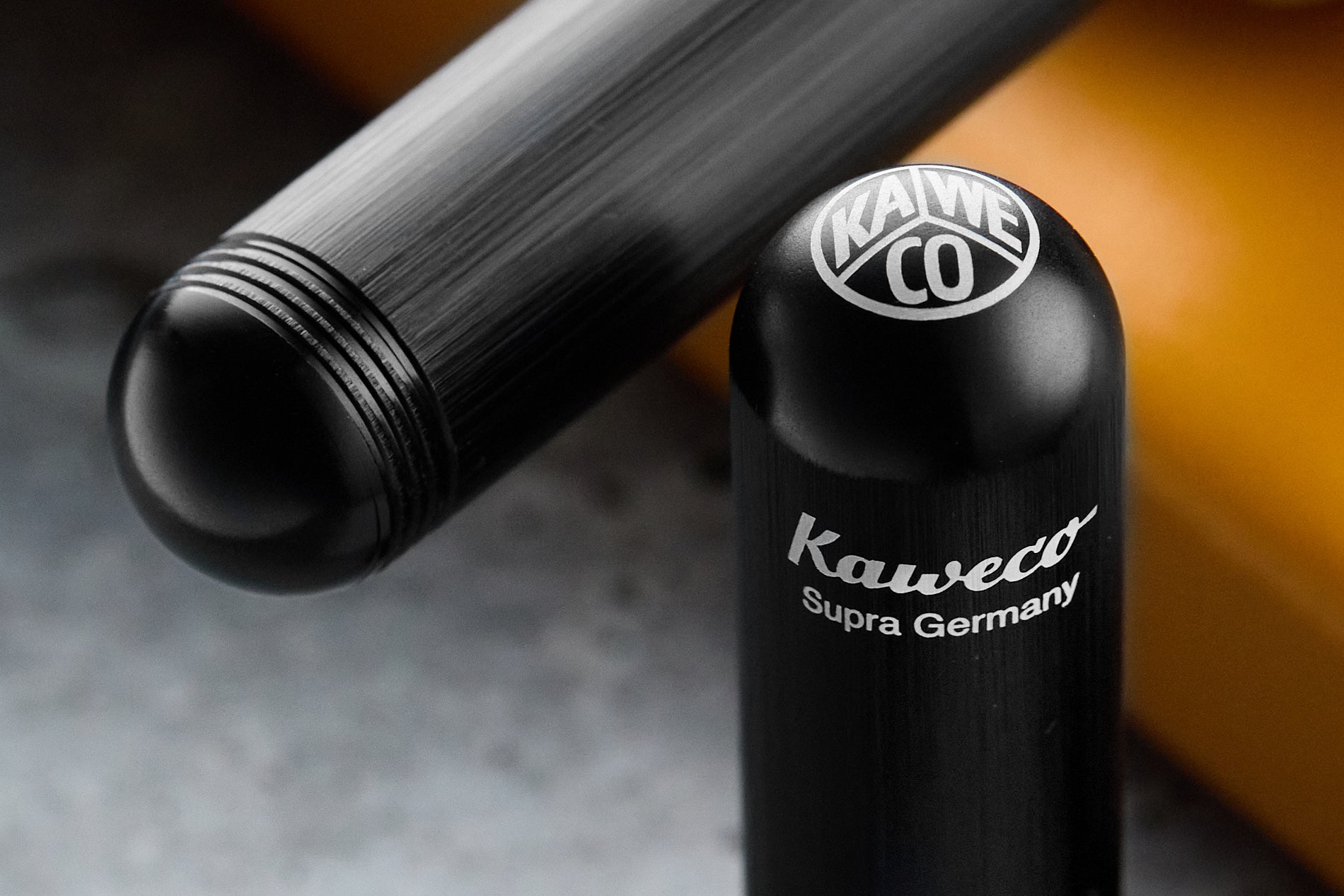 Kaweco Supra Fountain Pen - Aluminum Black