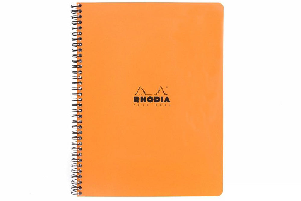 Rhodia Classic Wirebound Notebook - Orange, Graph (8.86 x 11.69)