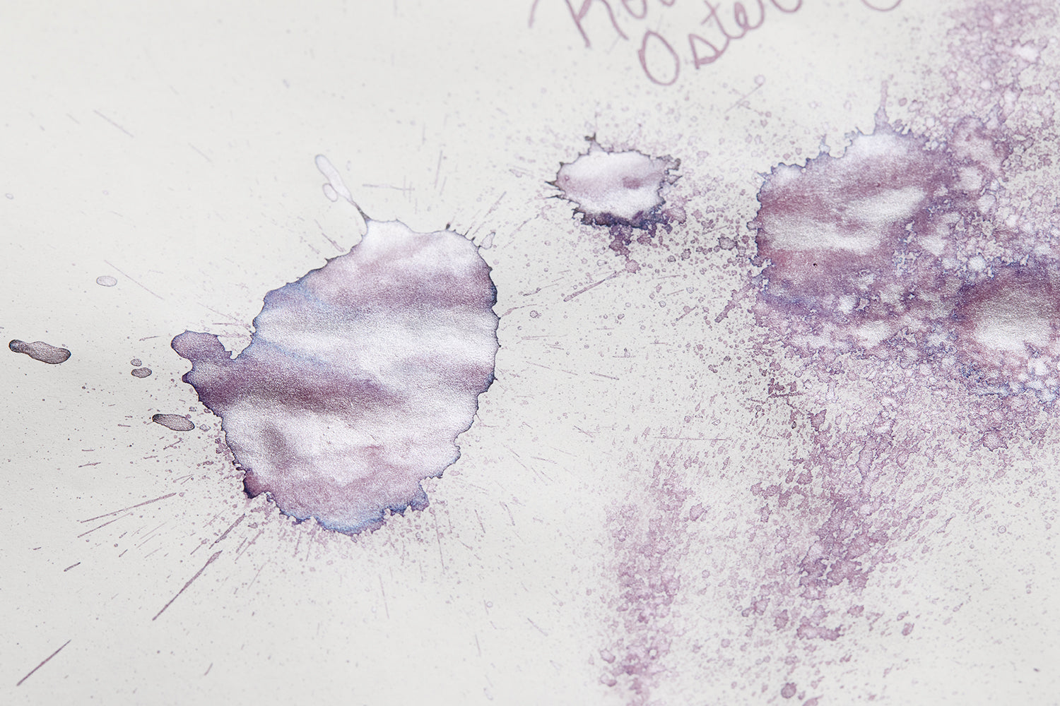 Robert Oster Violet Clouds - Ink Sample