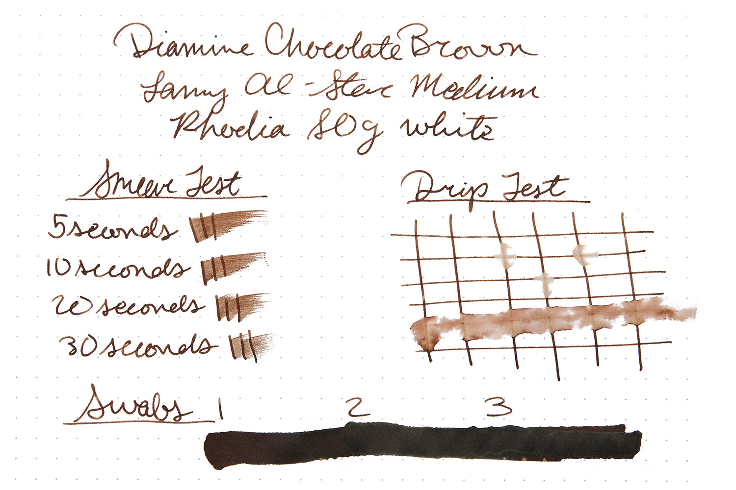 Diamine Chocolate Brown - 30ml Bottled Ink