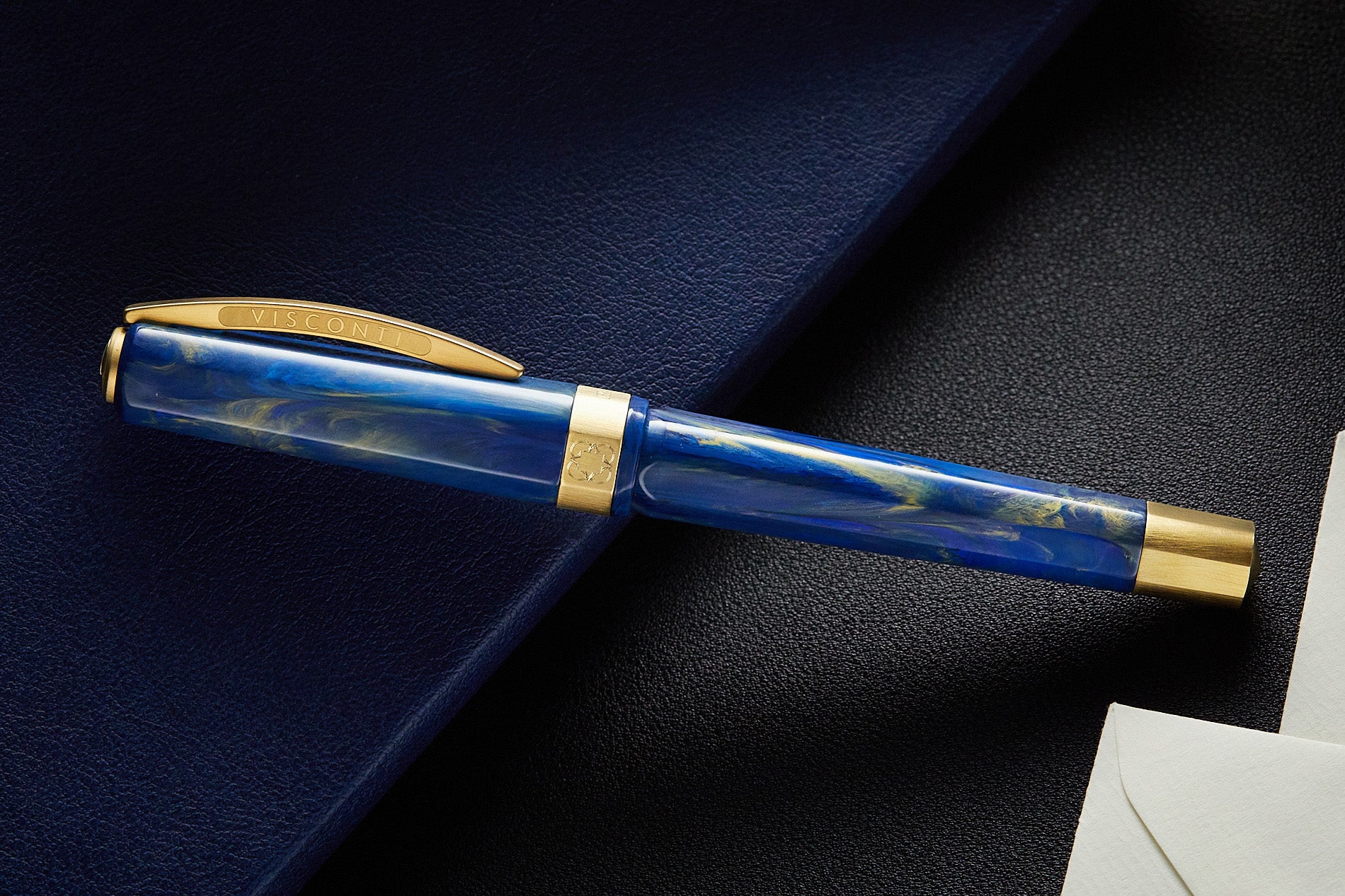 Visconti Opera Gold Fountain Pen - Blue