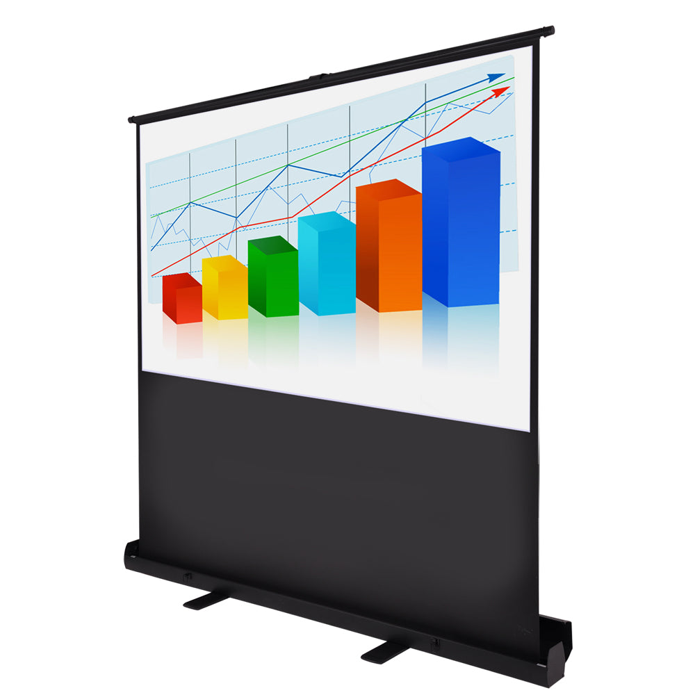 InstaHibit Floor-Standing Pop Up Projector Screen 60 4:3