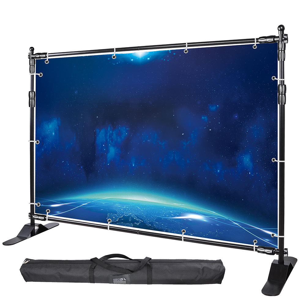 Yescom 8ft Portable Exhibition Jumbo Banner Backdrop Stand