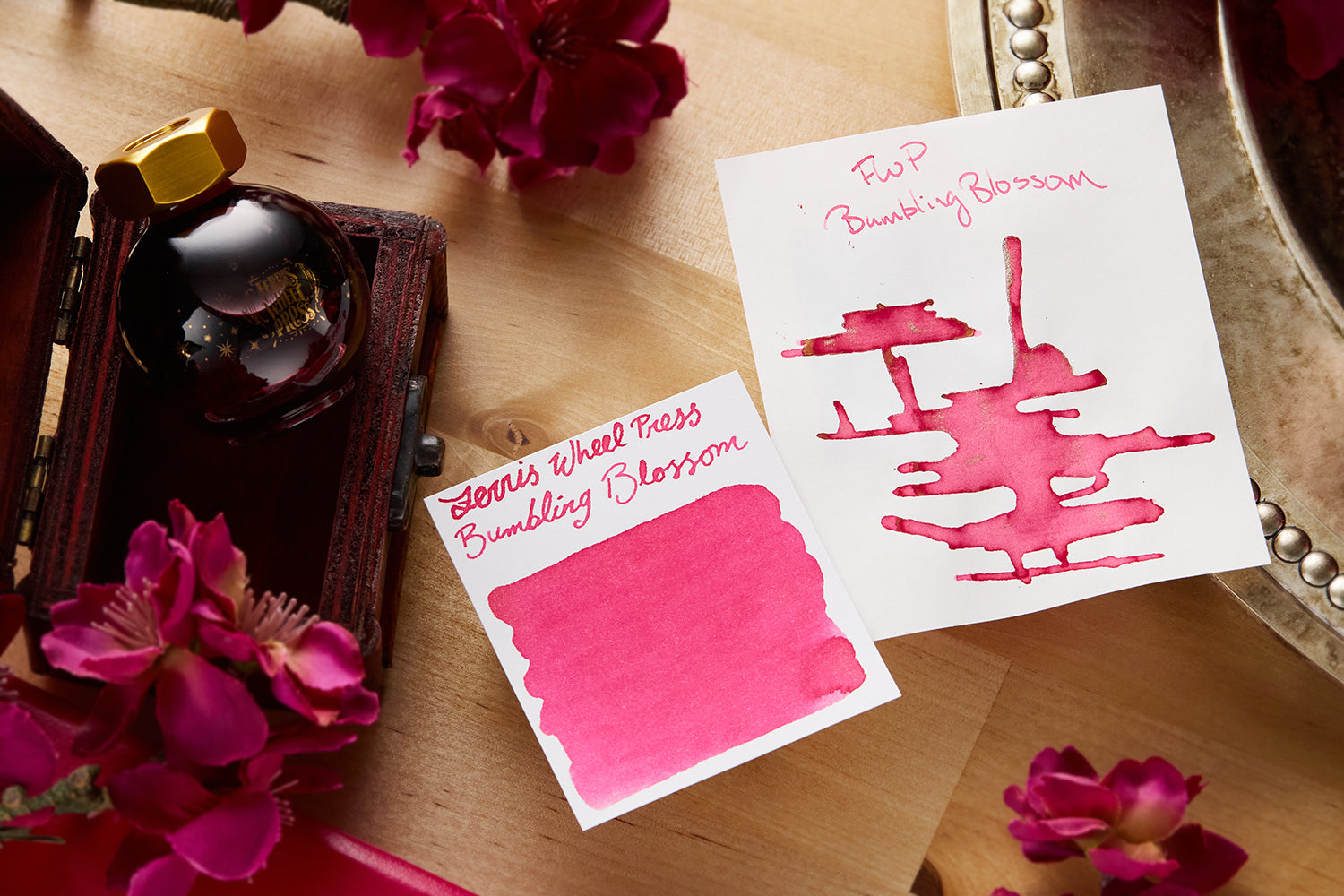 Ferris Wheel Press Bumbling Blossom - Ink Sample