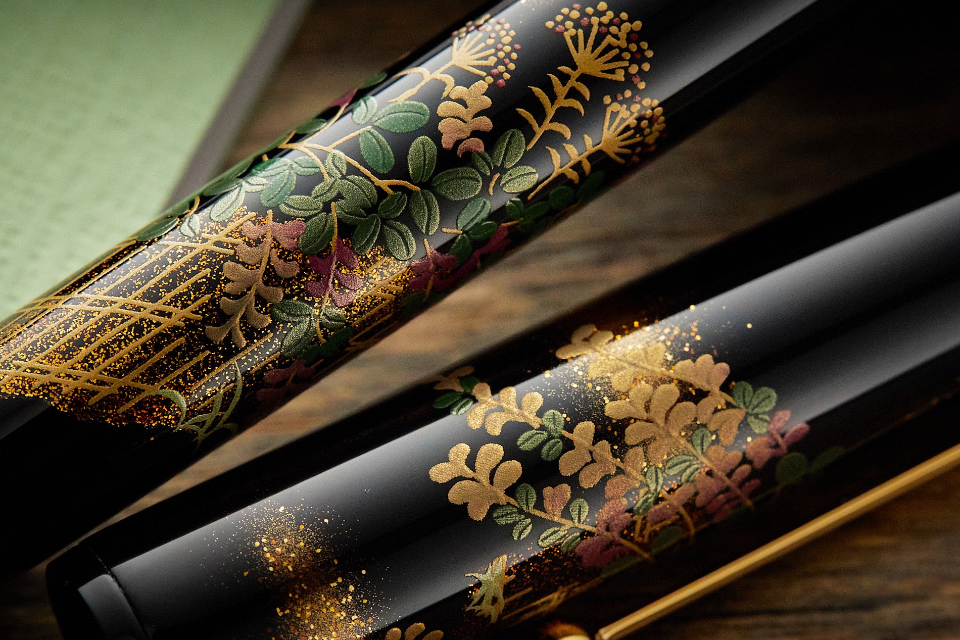 Namiki Yukari Maki-e Fountain Pen - Flower Fence