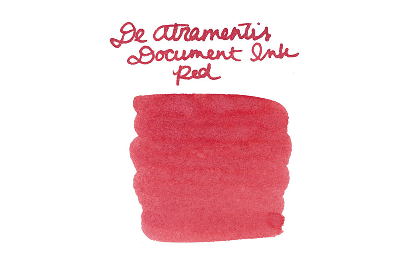 De Atramentis Document Ink Red - Ink Sample