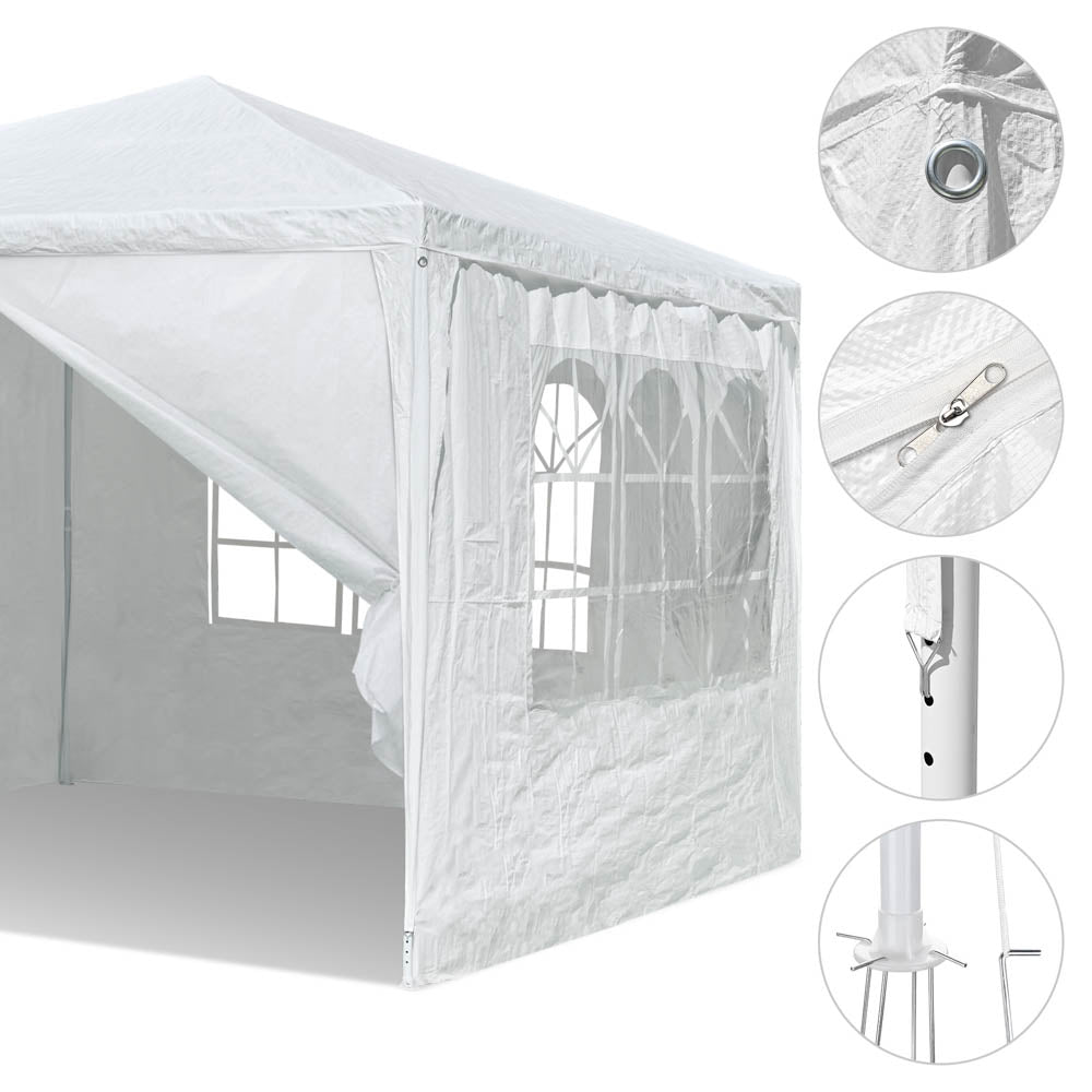 Yescom 10' x 10' Outdoor Wedding Party Tent 4 Sidewalls