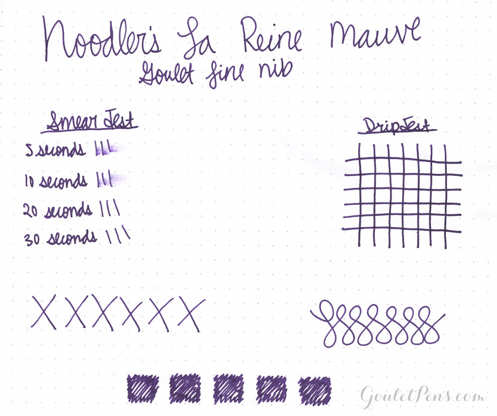 Noodler's La Reine Mauve - 1oz Bottled Ink