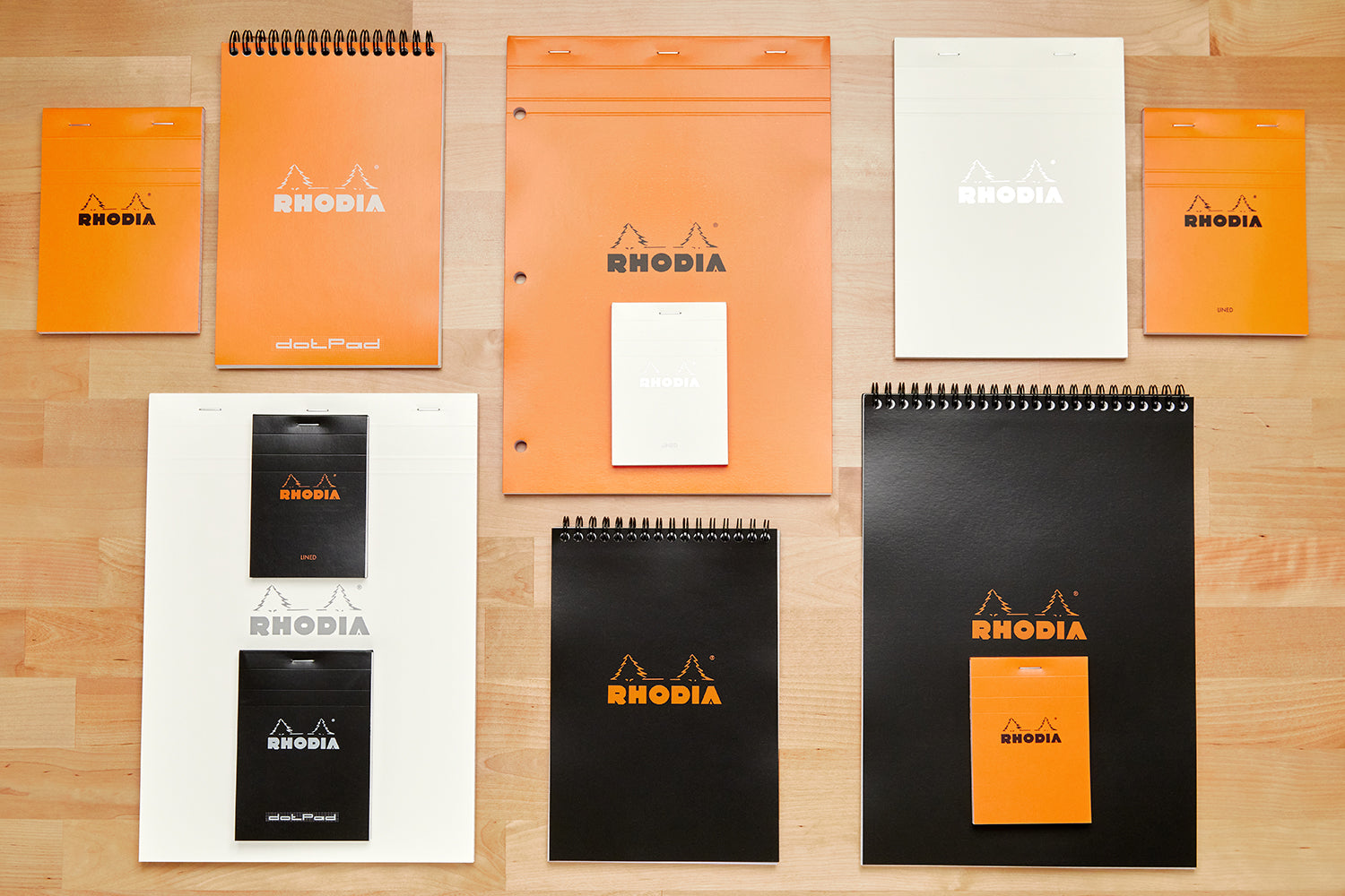 Rhodia No. 16 A5 Notepad - Ice White, Lined