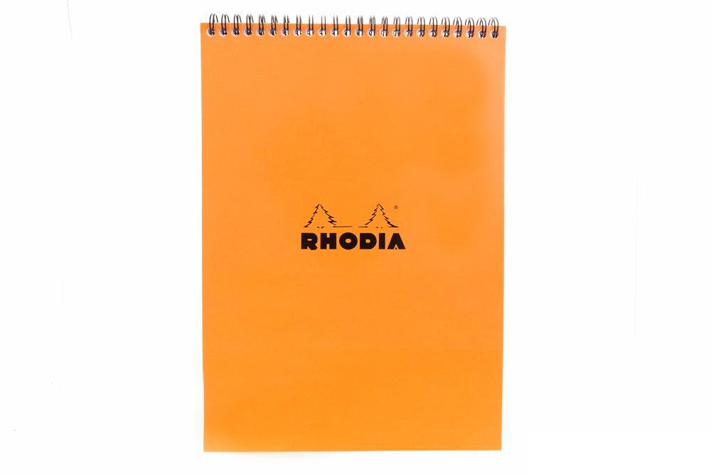 Rhodia No. 18 Top Wirebound A4 Notepad - Orange, Graph