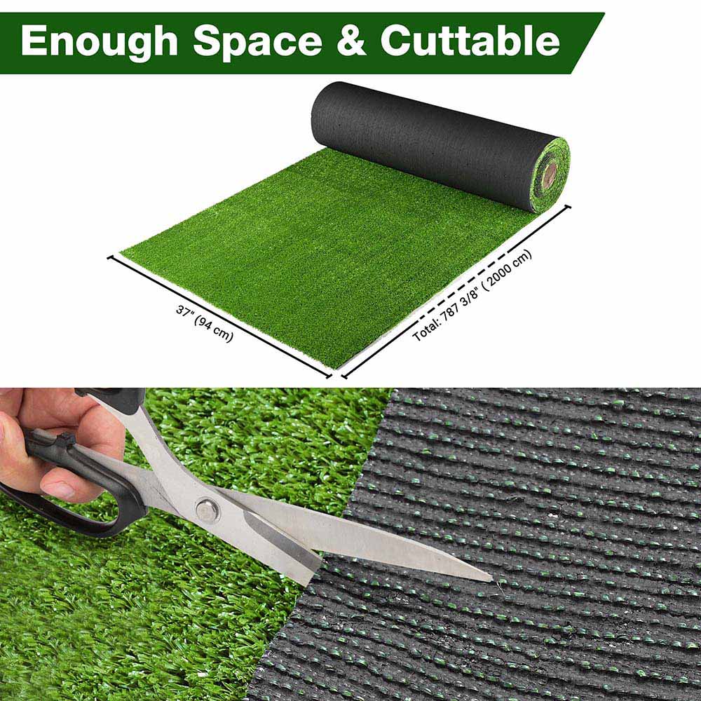 Yescom Artificial Grass Turf Synthetic Carpet Mat Patio 65'x3'