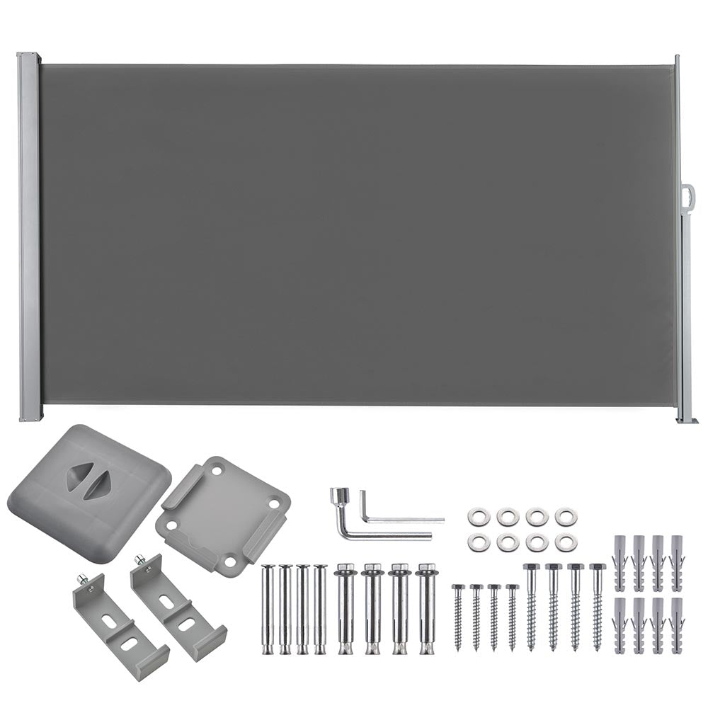 Yescom 5'x10' Retractable Side Awning Patio Sunshade Privacy Divider