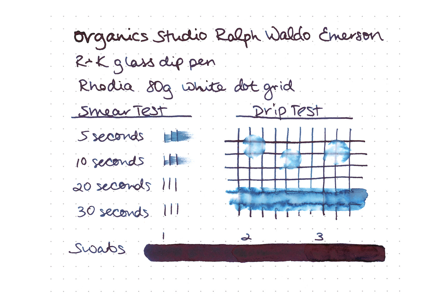 Organics Studio Ralph Waldo Emerson Twilight Blue - 55ml Bottled Ink