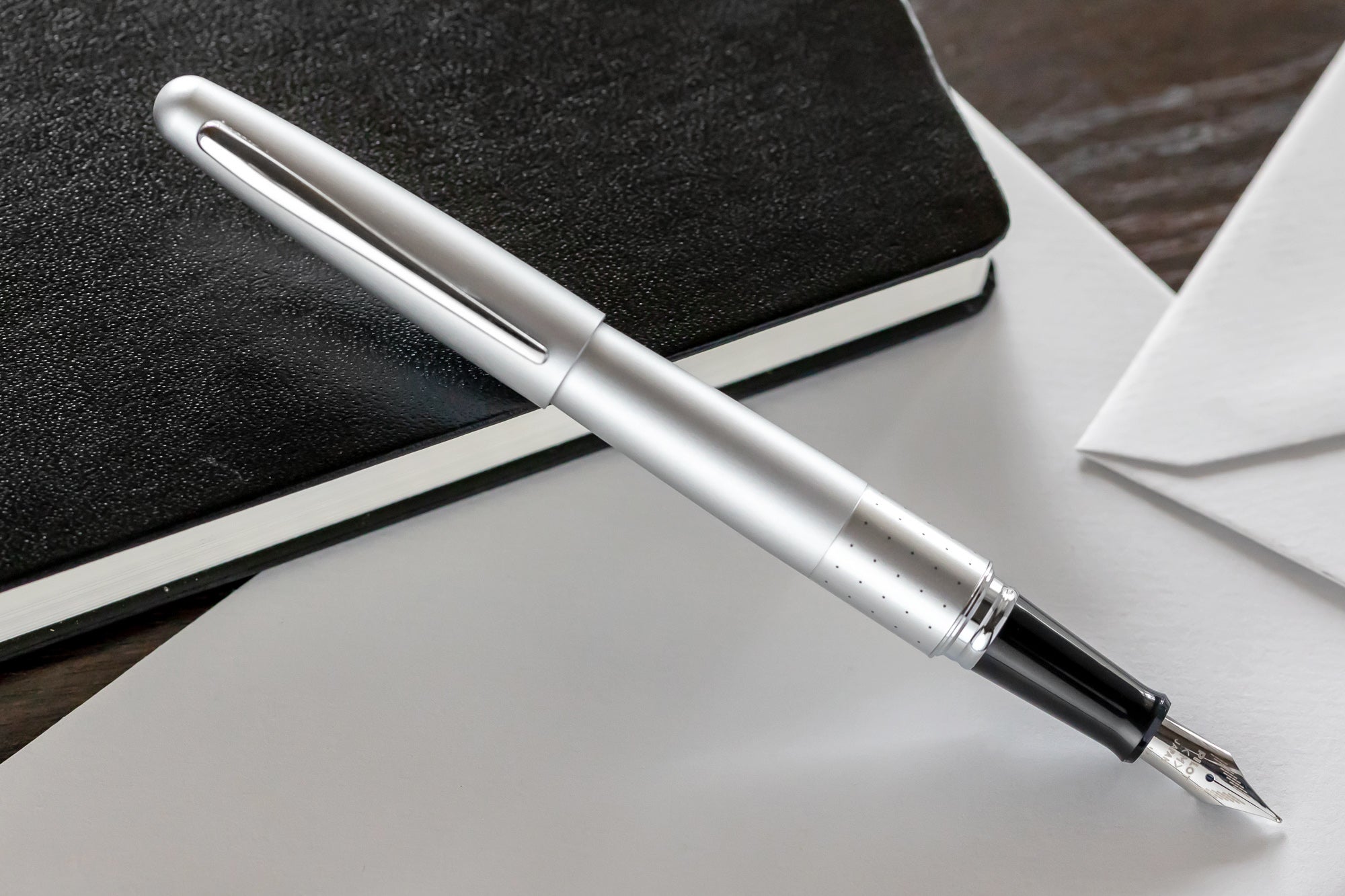 Pilot Metropolitan Fountain Pen - Silver Dots