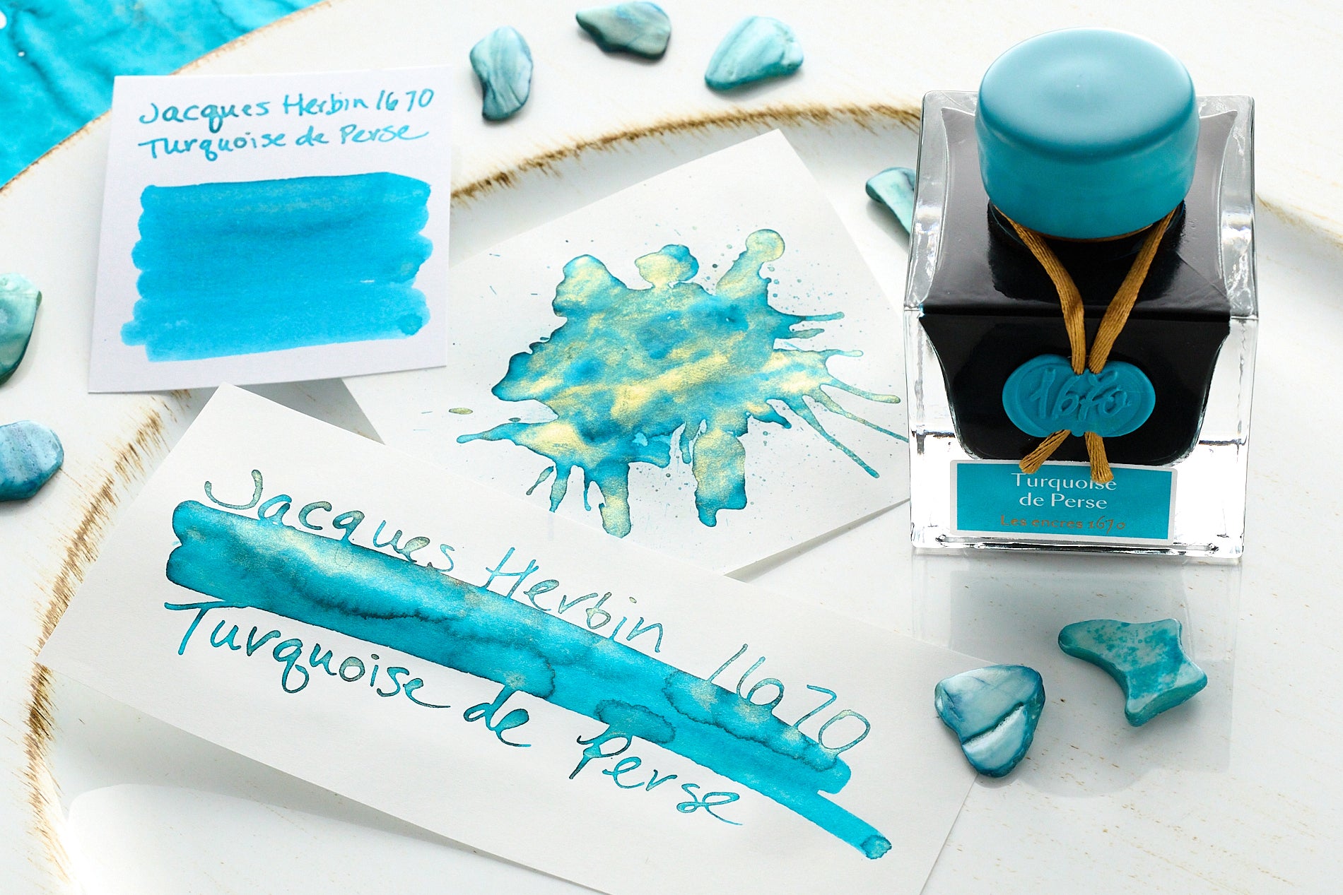 Jacques Herbin 1670 Turquoise de Perse - 50ml Bottled Ink