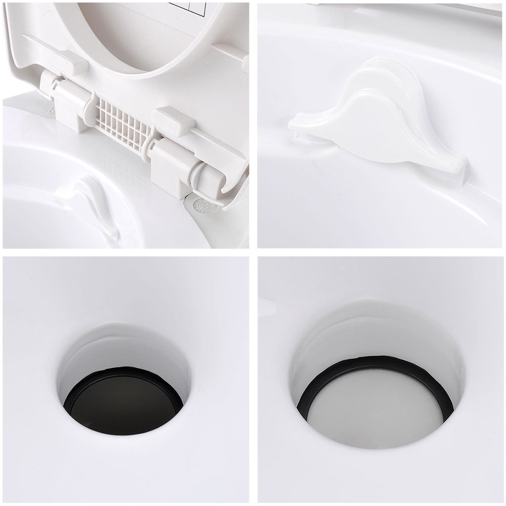 Yescom 20 RV Toilet Gravity Flush High Profile HDPE Travel