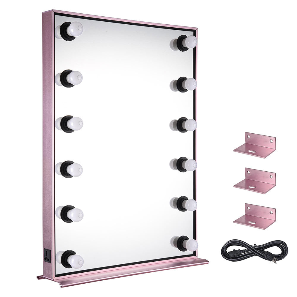 Byootique Hollywood Vanity Mirror Tabletop/Wall, 24x34