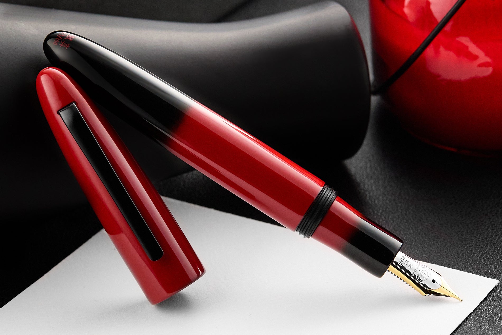 TACCIA Miyabi Earth Bokashi Lava Fountain Pen (Limited Edition)