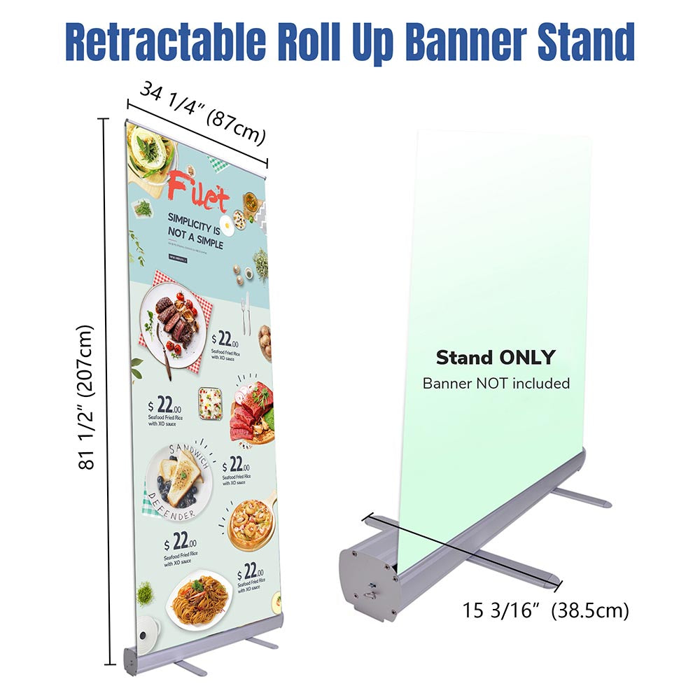 Yescom 10pcs Trade Show Retractable Banner Stand 33 x 79 Wholesale