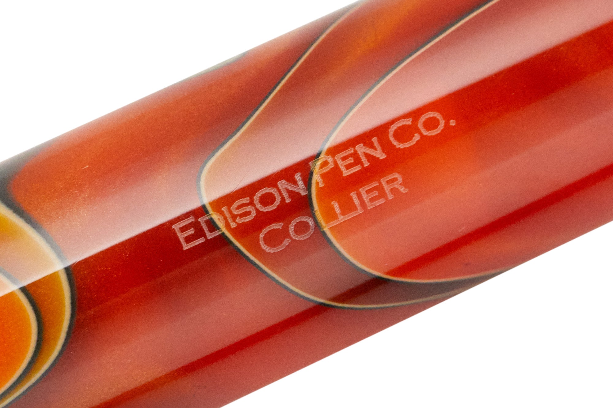 Edison Collier Fountain Pen - Persimmon Swirl