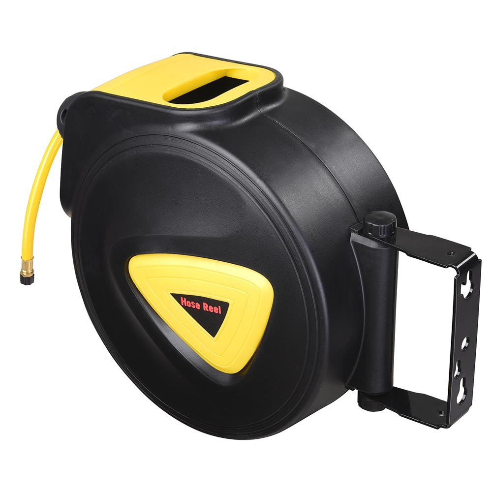 Yescom Retractable Air Hose Reel 33ft Auto Rewind Wall Mount 5/16in